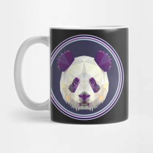 Panda Colorful Pop Art Geometric Head Cute Bear Mug